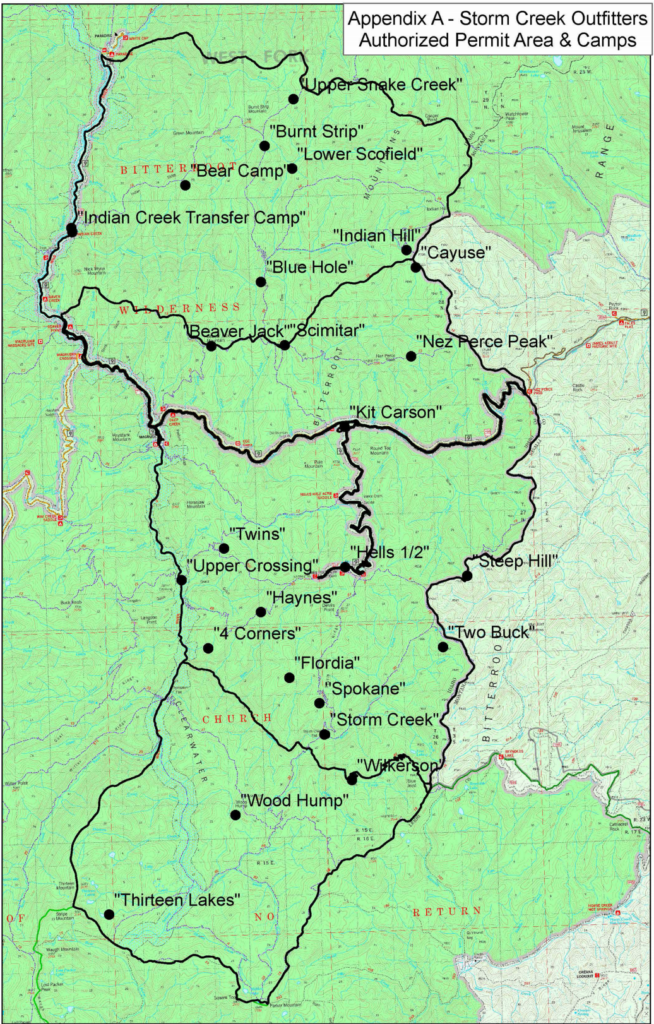 Cameron Outfitters Hunting Areas